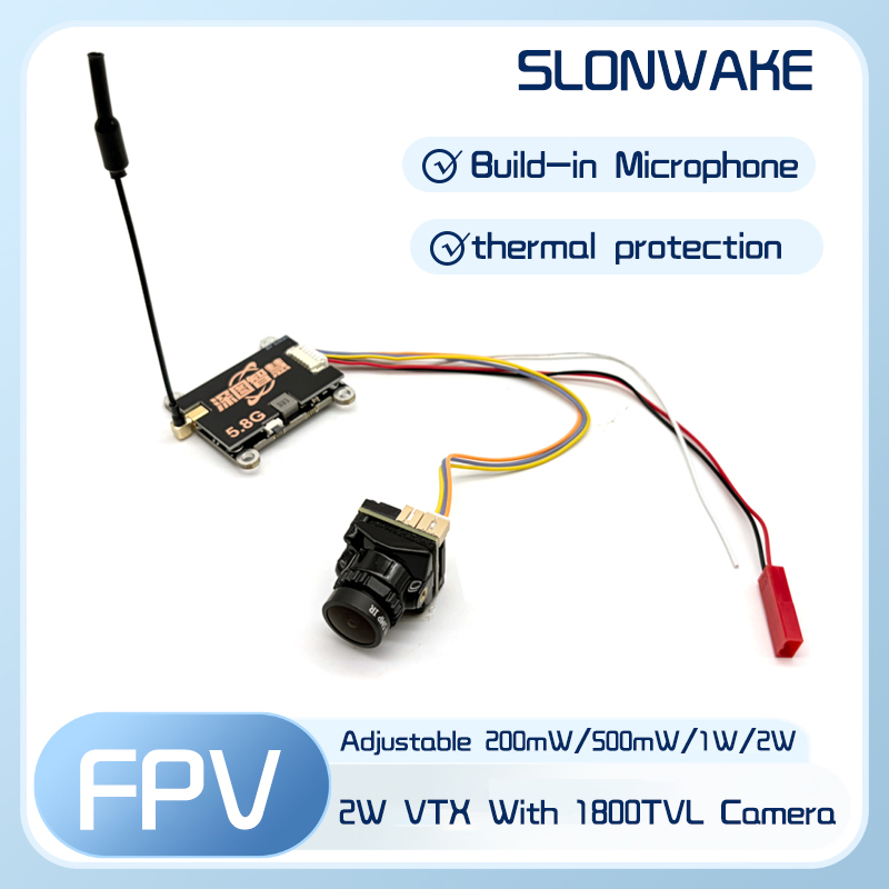 SLONWAKE 5.8G 56CH 2W передатч – обзор и цена Drone Frame