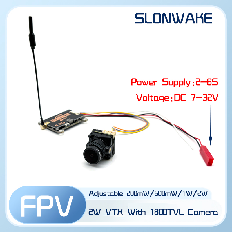 SLONWAKE 5.8G 56CH 2W передатч – обзор и цена Drone Frame