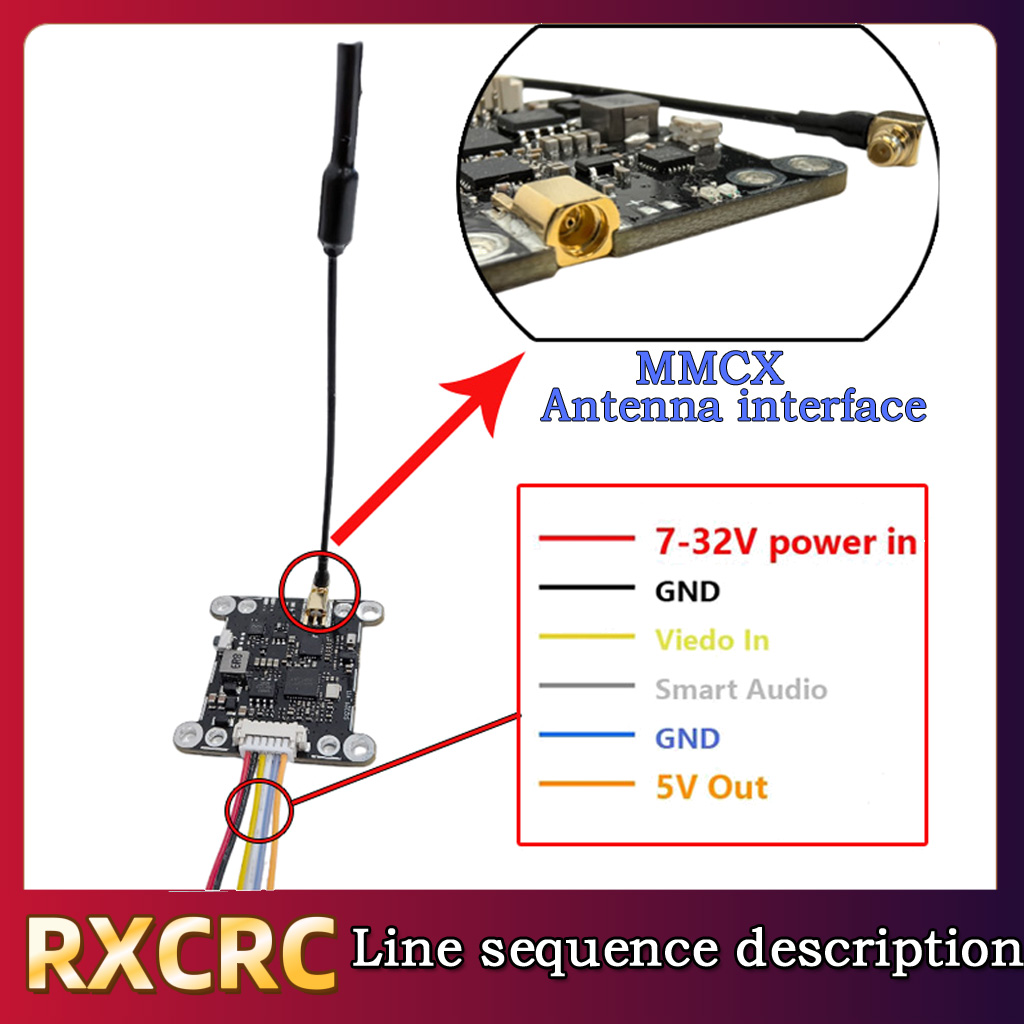 RXCRC 5,8G модуль 48 каналов 1 – обзор и цена Drone Frame