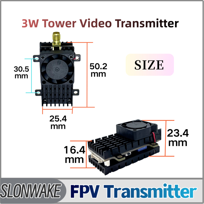 SLONWAKE 5,8G 3000 МВт Модуль  – обзор и цена Drone Frame